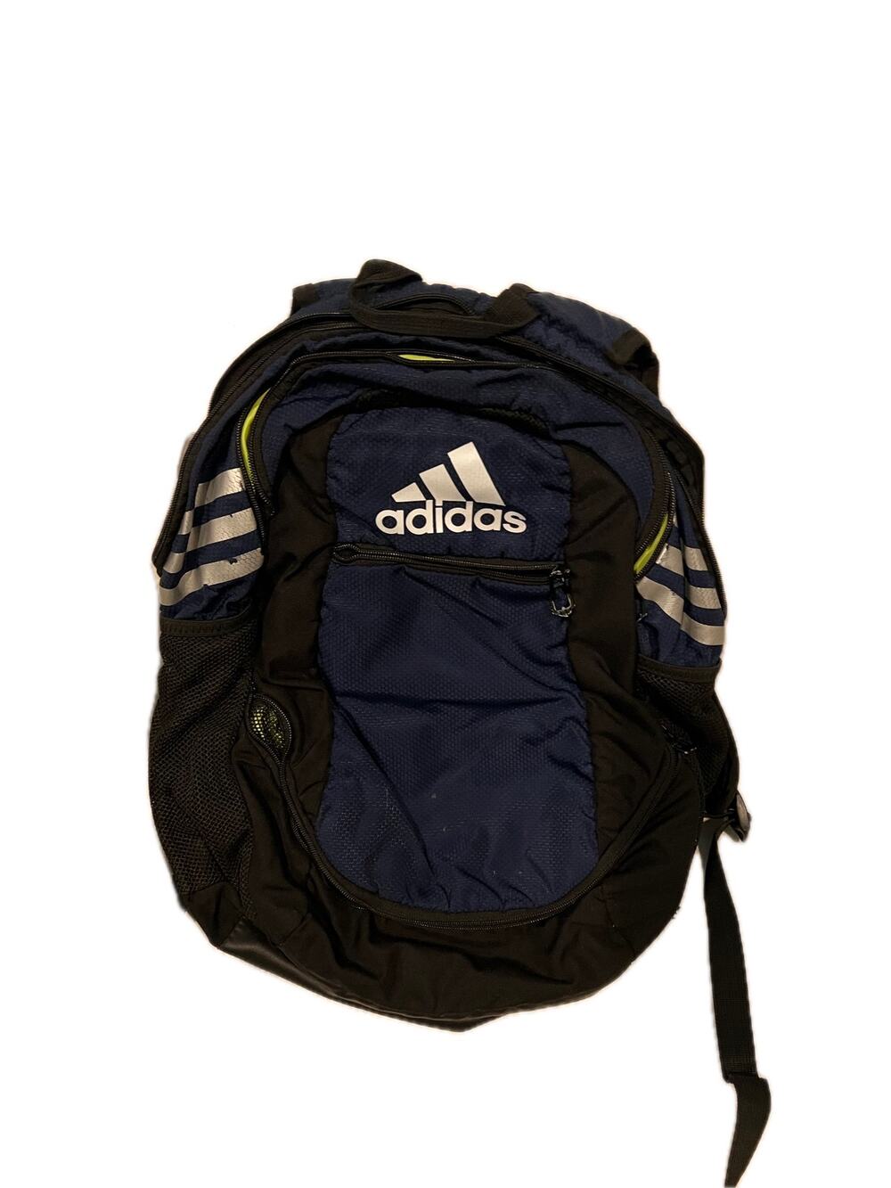 Adidas Stadium 3 Navy Blue Black Multi Section Backpack